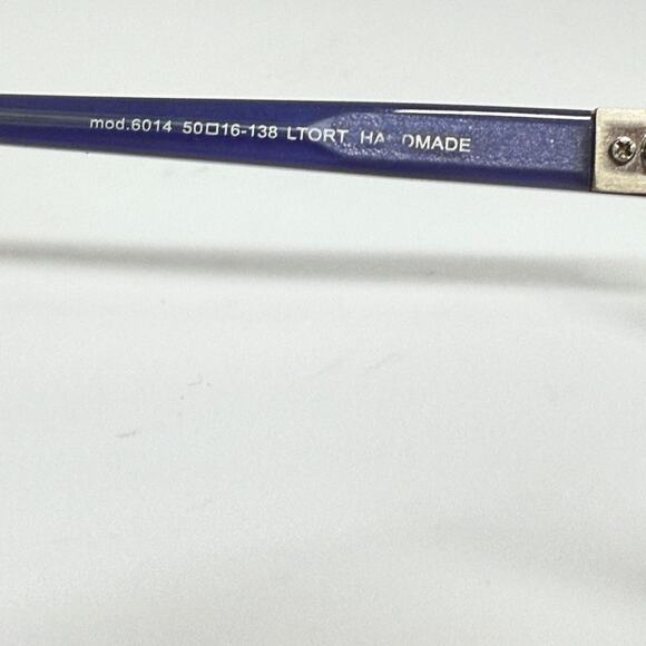 Modo Com Eyeglasses Frame Mod 6014 Brown Purple 50-16-138 Japan H18817 - Picture 5 of 7